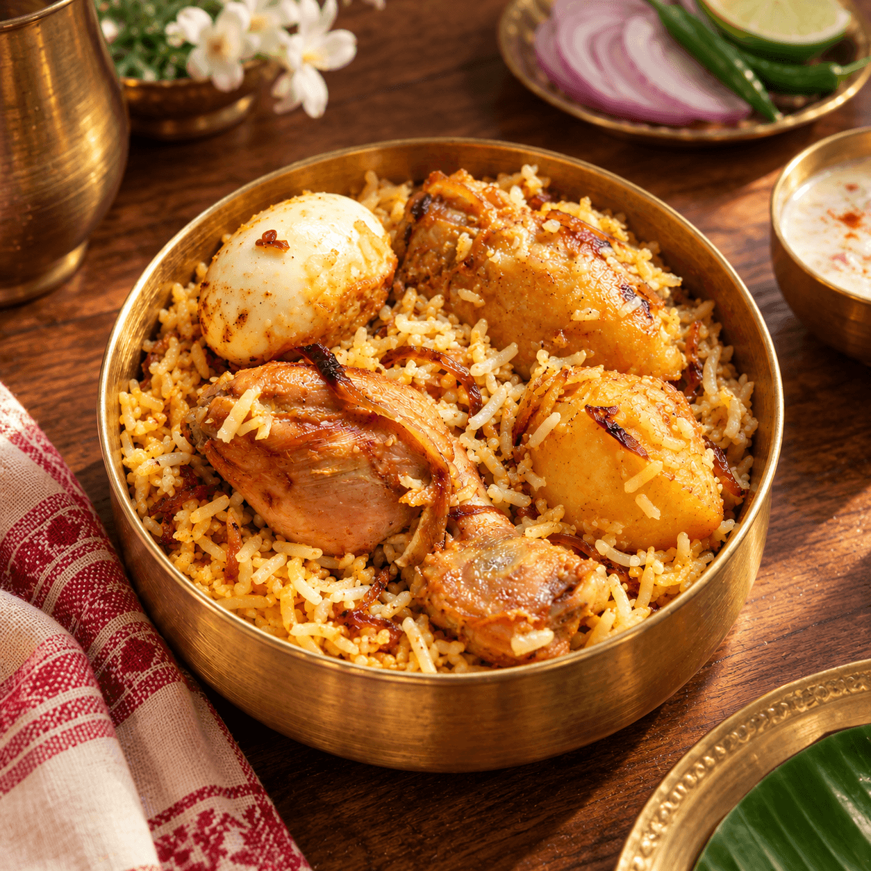 Kolkata Double Chicken Biryani