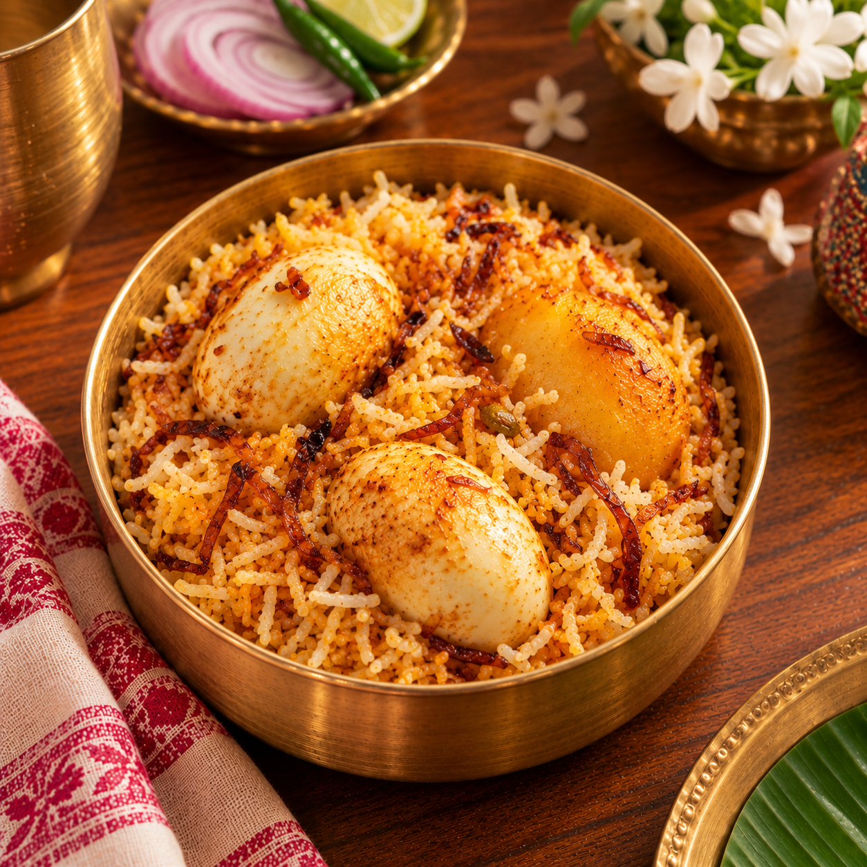 Kolkata Double Egg Biryani